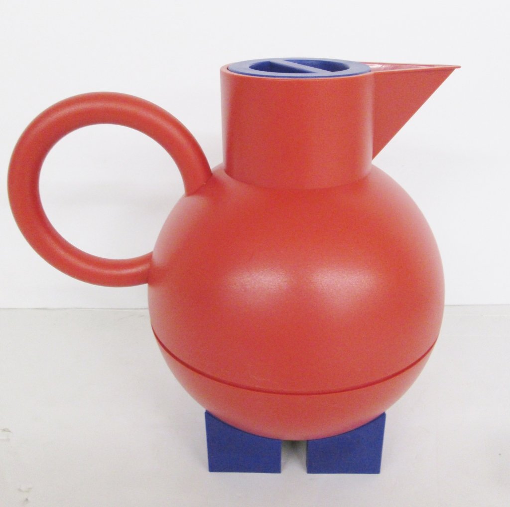 Alessi Graves design tea pot: Alessi Graves design tea pot. Scratches. 9 x 10