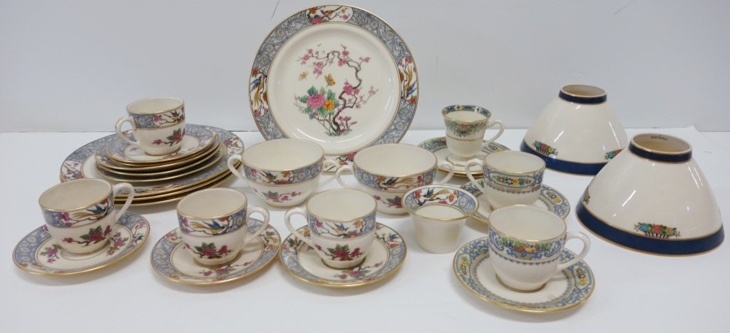 28 pieces assorted Lenox plates, cups, saucers (1 of 4)