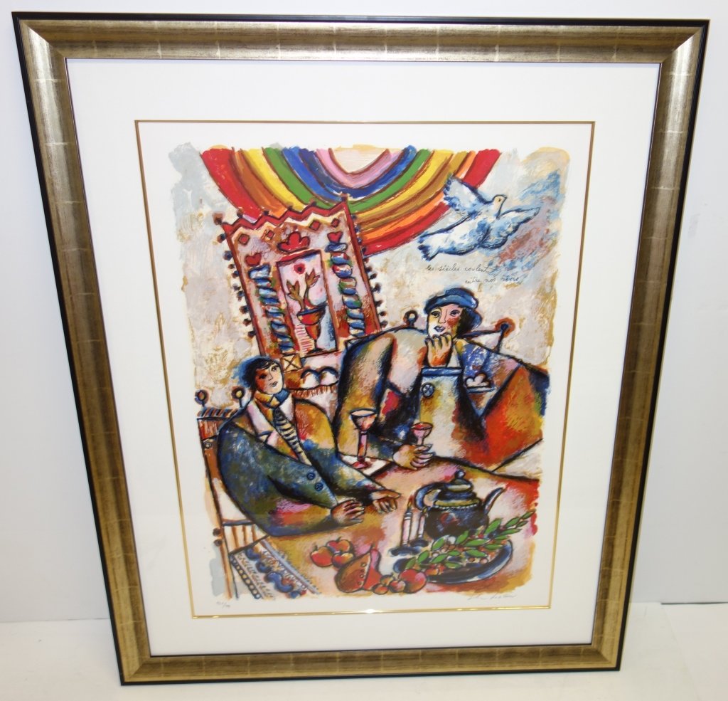 Theo Tobiasse lithograph (1 of 1)