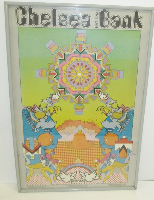 Chelsea National Bank Peter Max poster (1 of 3)