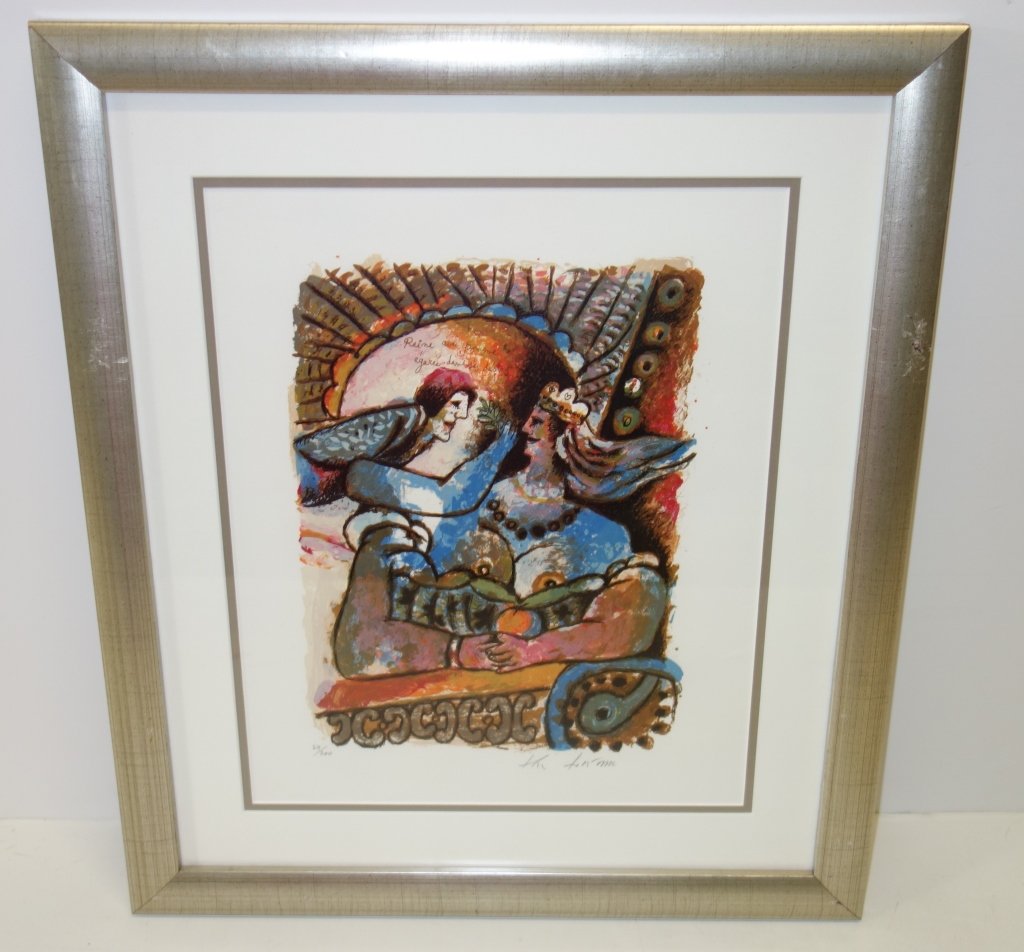 Theo Tobiasse lithograph (1 of 1)