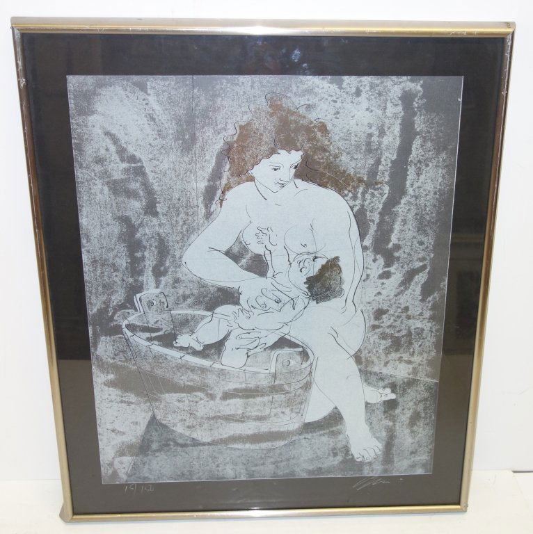 Hans Erni signed lithograph (1 of 2)