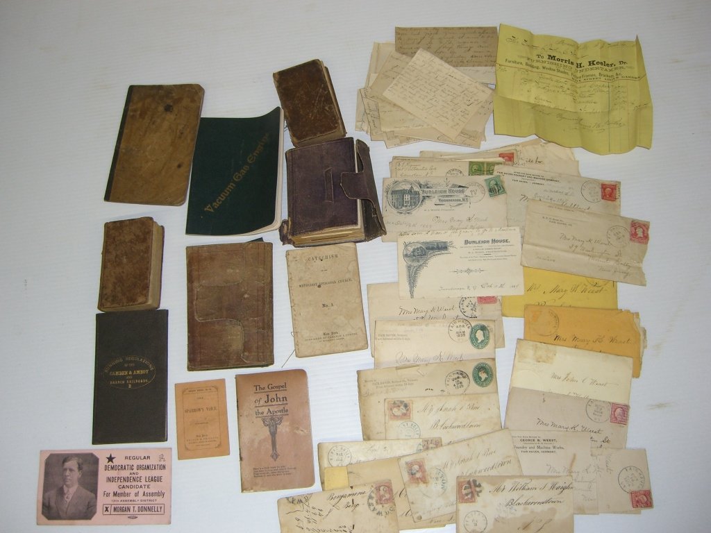 Large collection of assorted 1800's/1900's paper (1 of 10)