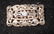 Victorian silver topped chased 14k gold ladies pin