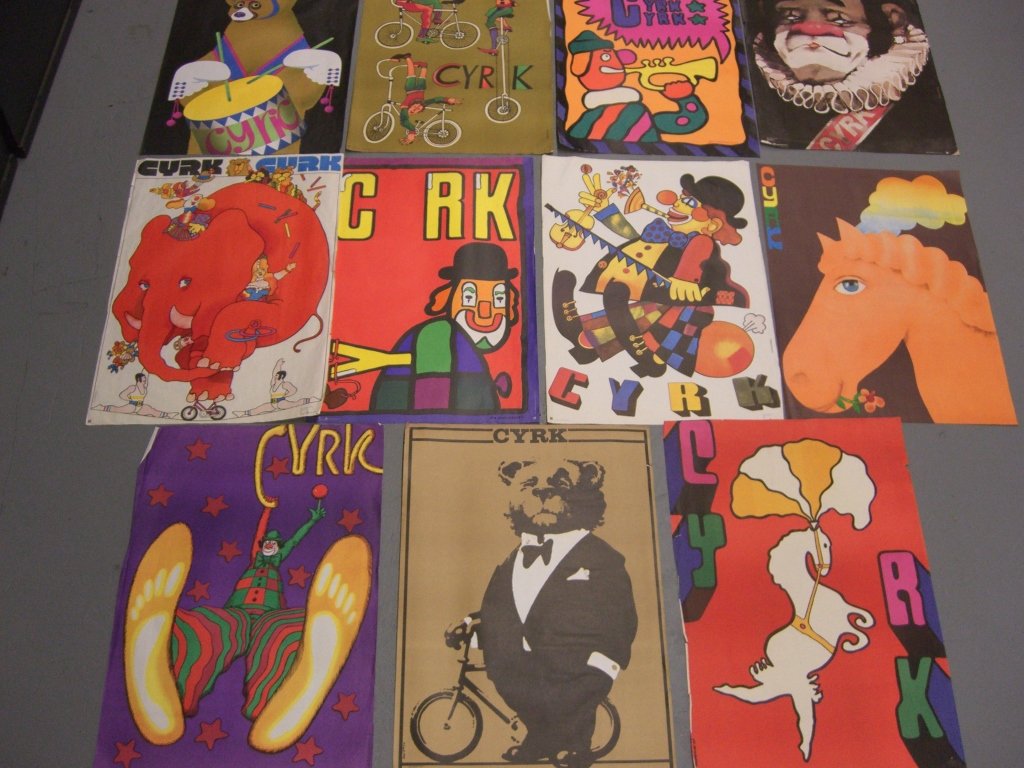 11 Polish Cyrk circus posters (1 of 10)
