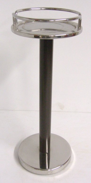 Alessi Italy standing ashtray: Alessi Italy standing ashtray. 25 inches high x 9 1/2 inches wide.