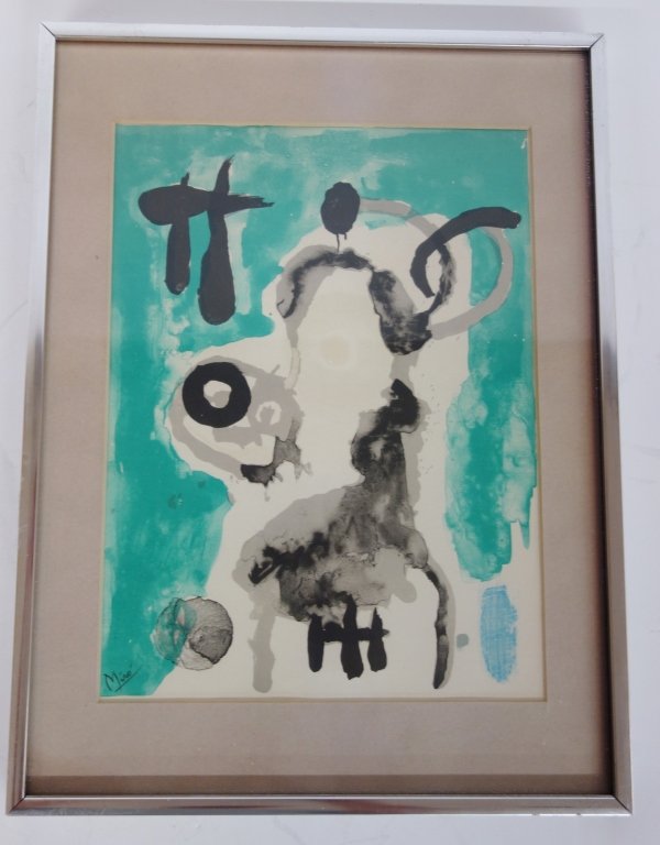 Miro abstract framed print (1 of 3)
