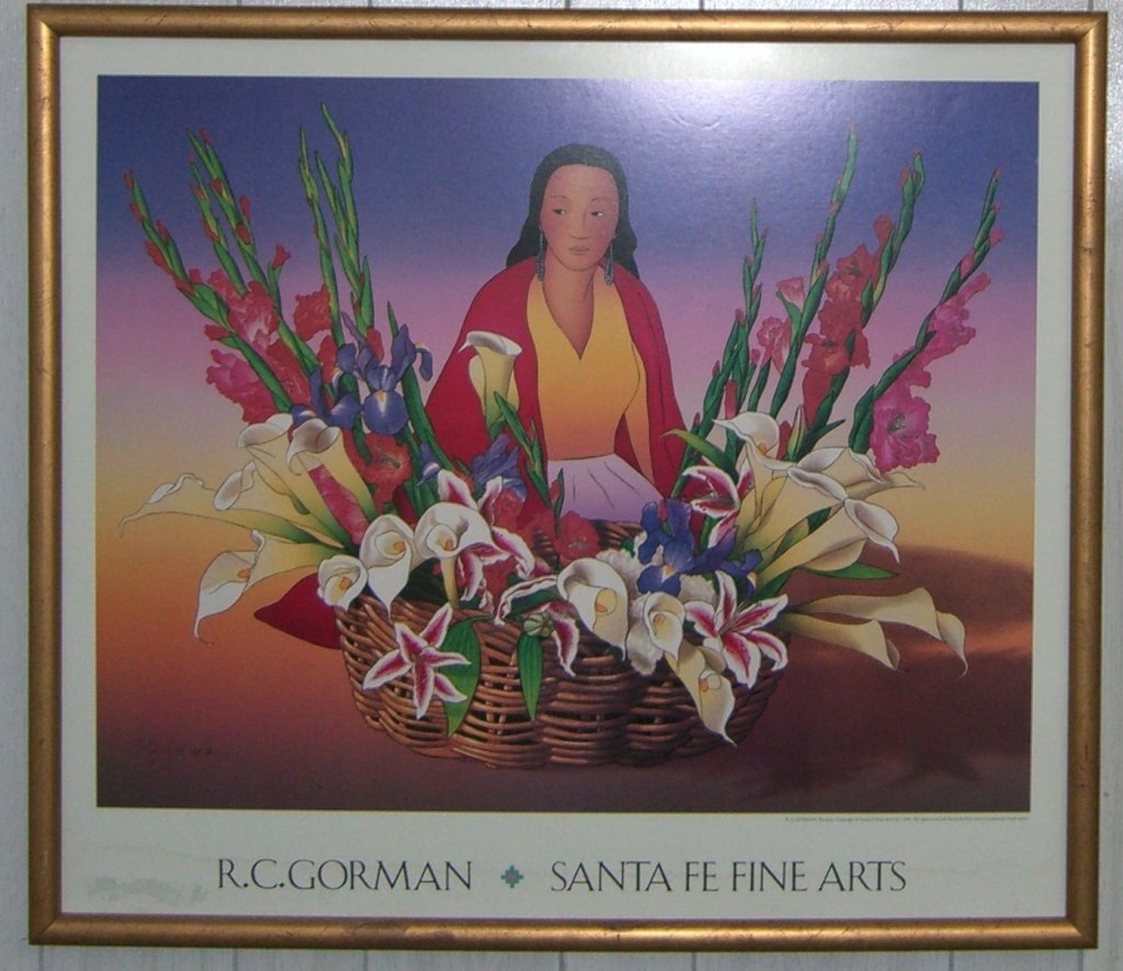 1991 R.C. Gorman Santa Fe Fine arts poster (1 of 3)