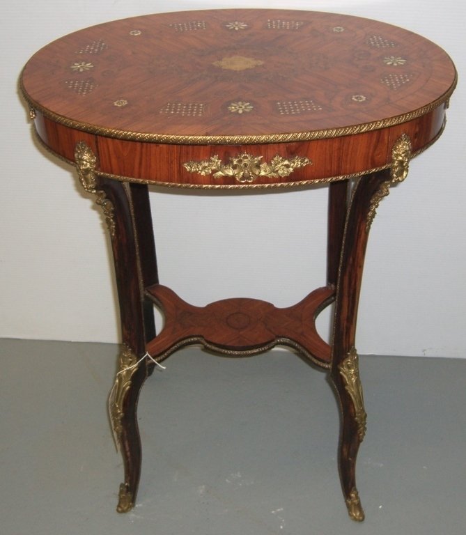 MOP inlaid oval stand (1 of 10)