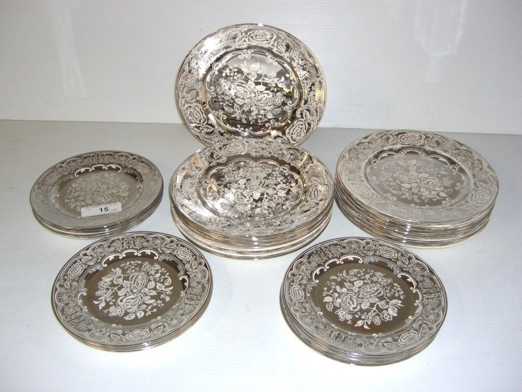 Silver tone & white etched plates (1 of 7)