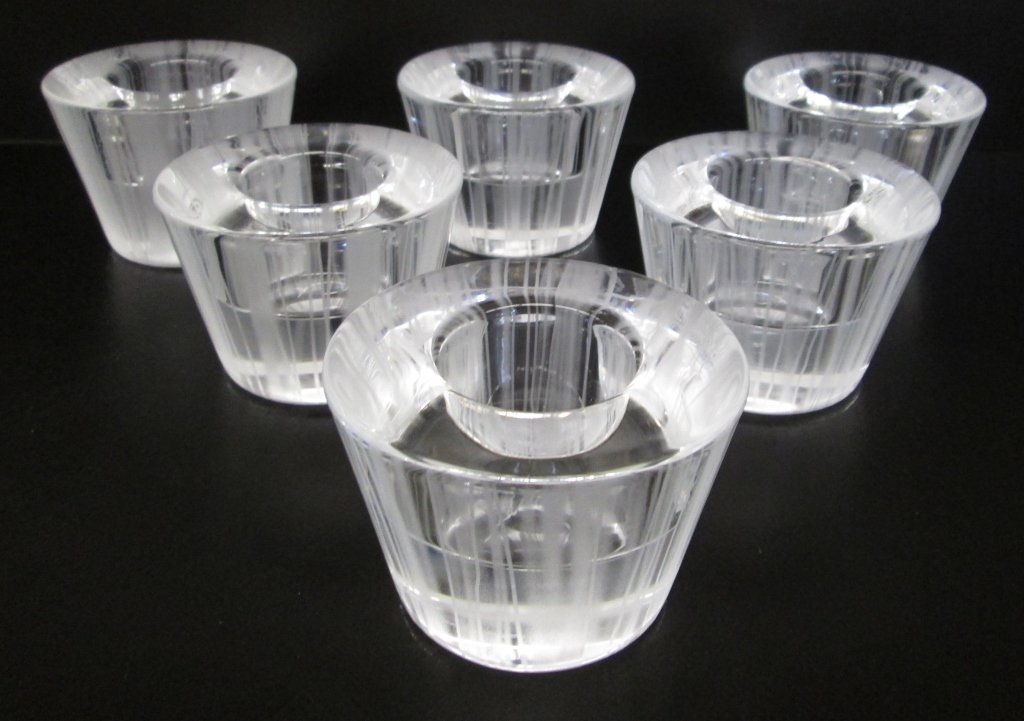 Orrefors crystal votive candle holders (1 of 2)