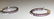 10k white gold pink sapphire hoop earrings - 3