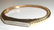 14k gold ribbed hinged diamond bracelet - 3