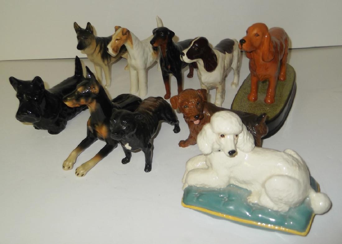 10 Beswick England dog figurines (1 of 2)