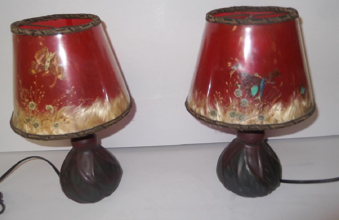 Pair of Van Briggle lamps (1 of 6)