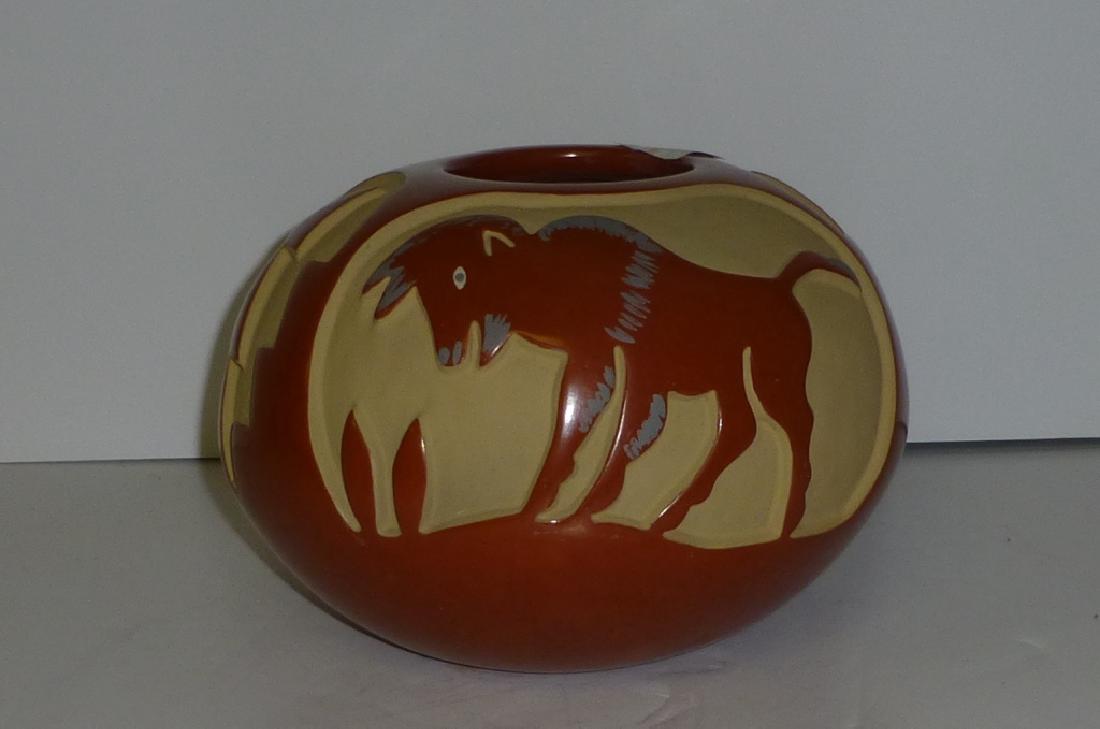 Belen Tapia Santa Clara Pottery bowl (1 of 4)