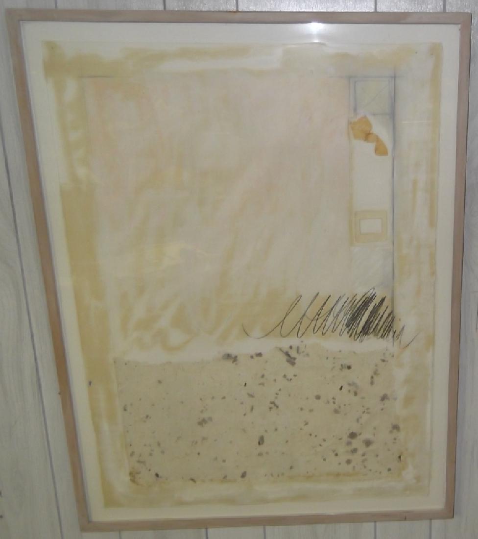 Abstract lithograph signed (1 of 3)