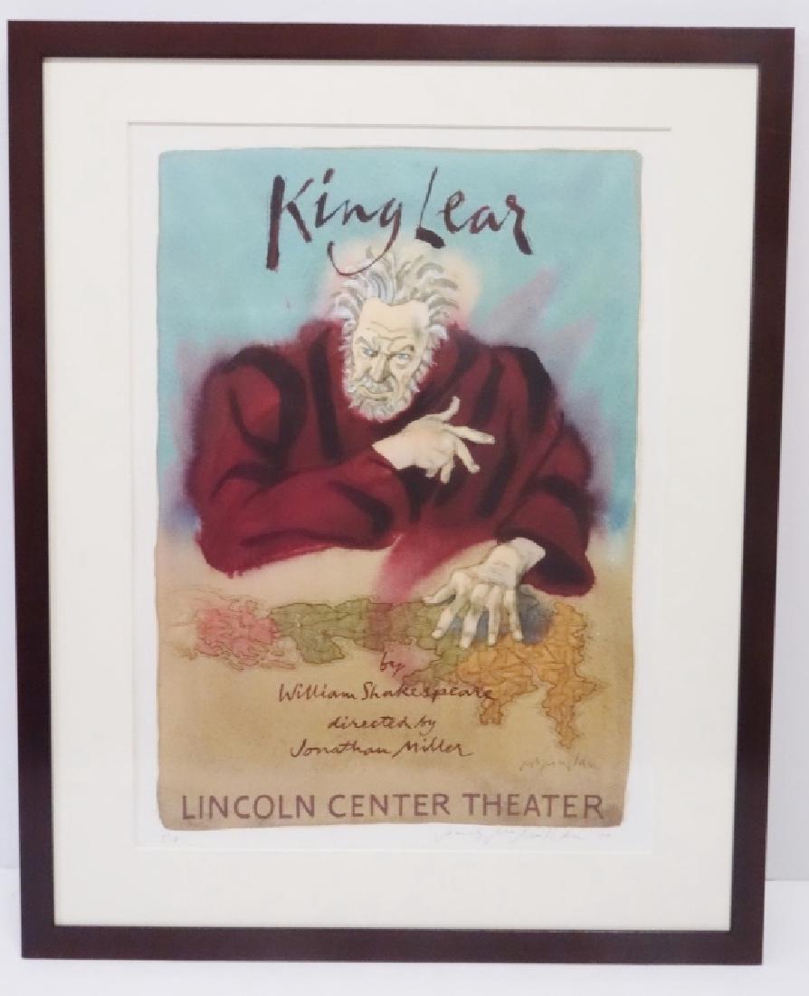 James McMullan lithograph King Lear (1 of 3)