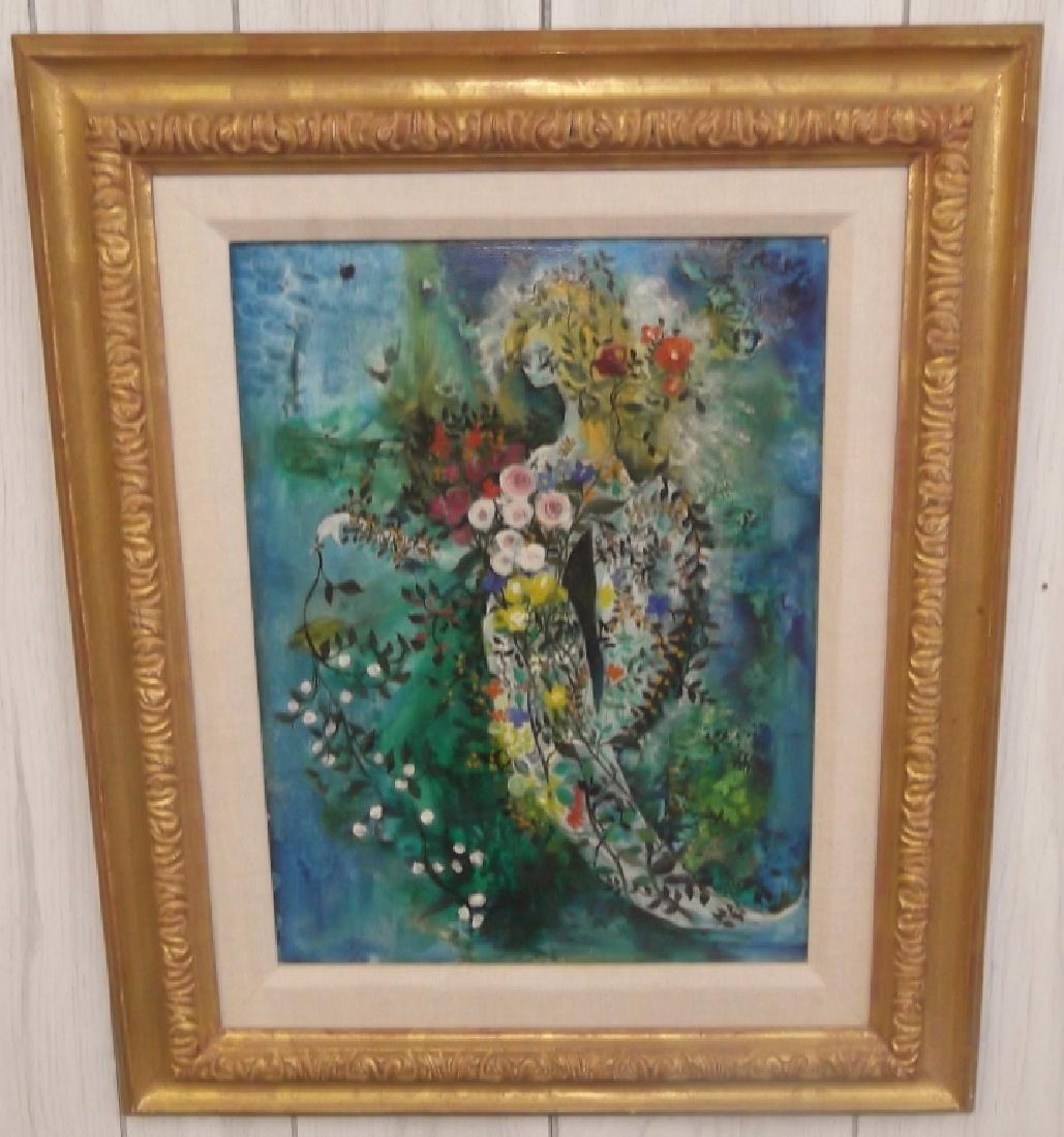 Abstract oil on board (1 of 5)