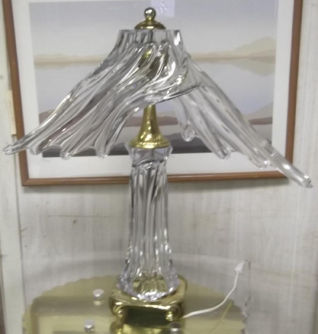 Modern glass table lamp (1 of 3)