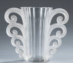 Lalique "Beauvais" Vase With Handles, c.1931.