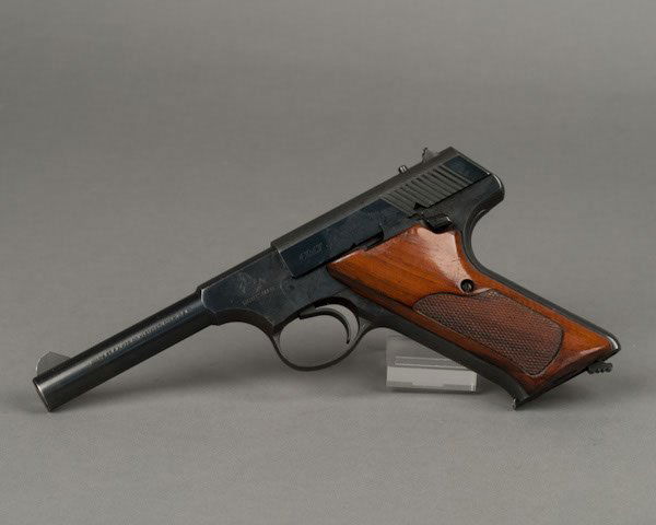 Colt Huntsman Model Pistol, .22 Cal. Lr, 4-1/2' Ba: Colt Huntsman Model Pistol, .22 Cal. Lr, 4-1/2" Barrel. Serial #017841S. In Fitted Colt Box. Some Pitting On Right Side Of Barrel. *Before receipt of this item purchaser must complete a criminal histo