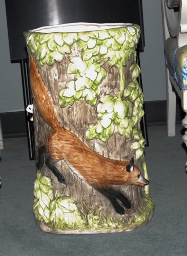 Umbrella Stand: Umbrella Stand Fox and Hound Motif