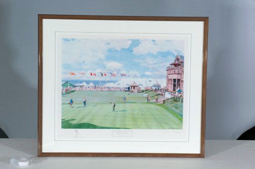 Arthur Weaver, 18th Green Royal & Anciet, Od: 27 1: Arthur Weaver 18th Green Royal & Anciet Print Od: 27 1/2"" x 32 1/2"" Id: 20"" x 25""