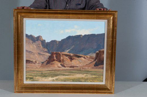 Matt Smith, High Desert - Vermillion Cliffs, Od: 2: Matt Smith High Desert - Vermillion Cliffs Oil on Board Od: 21"" x 25"" Id: 16"" x 20""