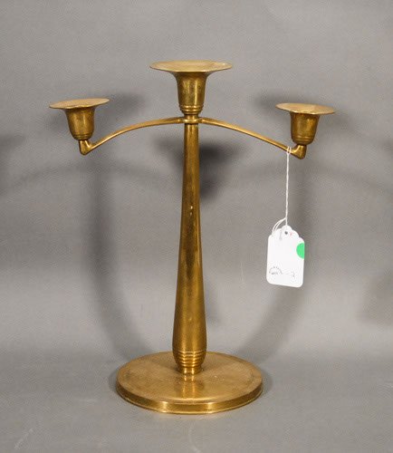 Art Deco Three Branch Candle Stand Possibly German: Art Deco Three Branch Candle Stand Possibly German