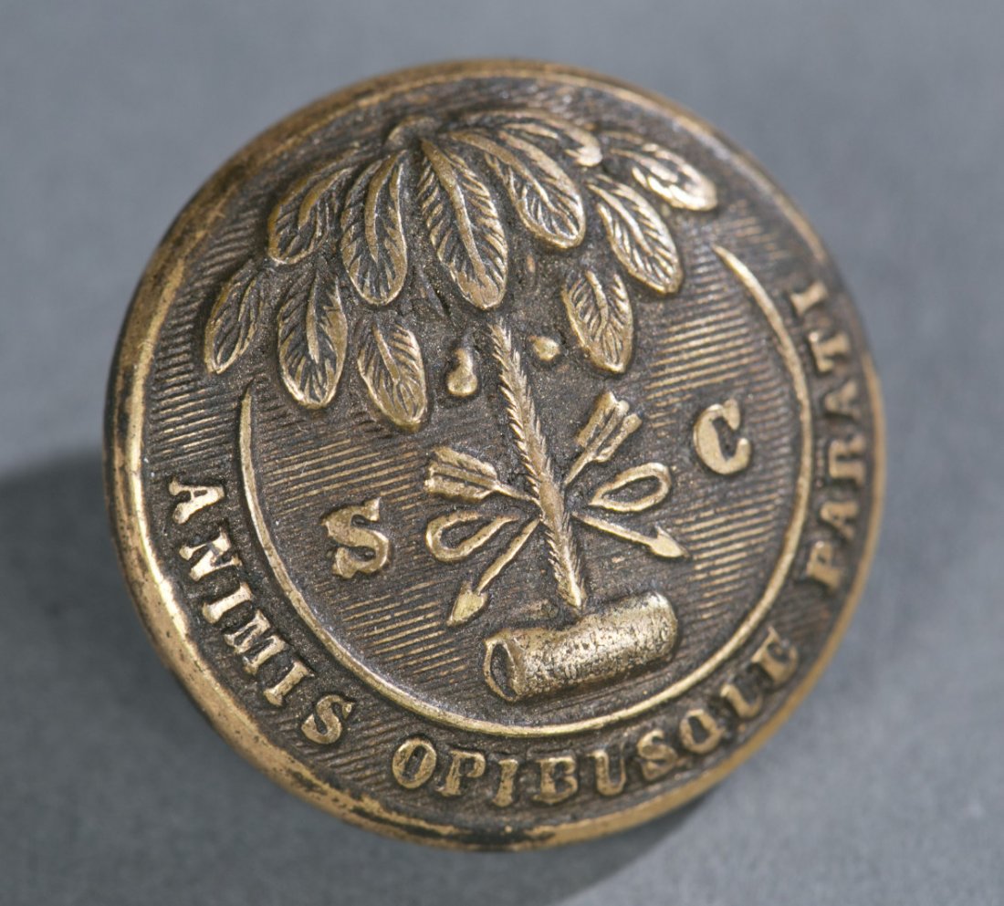 Civil War Confederate South Carolina Officer's Staff Bu
