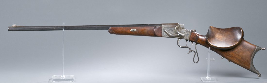 Massive German Single-Shot Shuetzen Pre-WWII Rifle