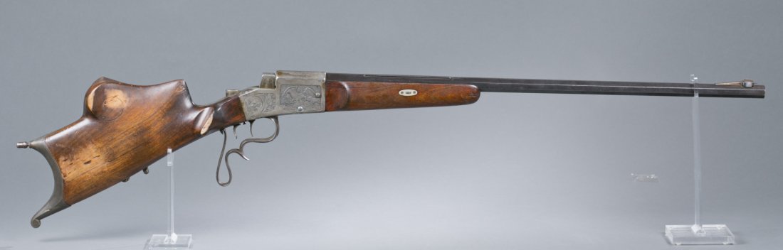 Massive German Single-Shot Shuetzen Pre-WWII Rifle - 7