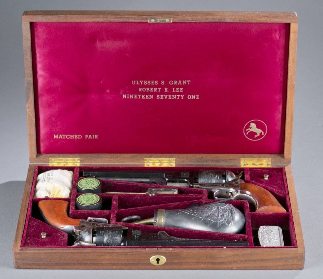 Grant/Lee 1971 Commemorative Pistol Set - 5