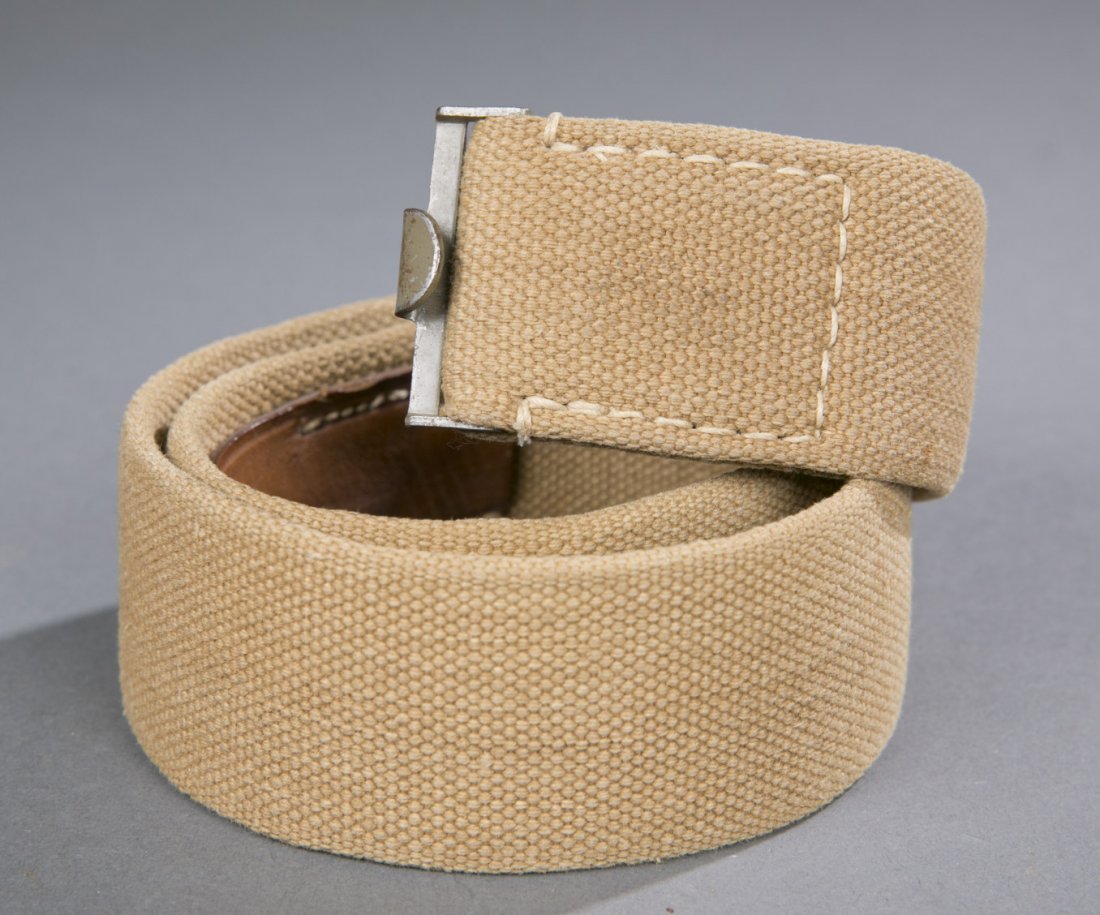WWII German Afrika Korps Canvas Belt (no buckle)