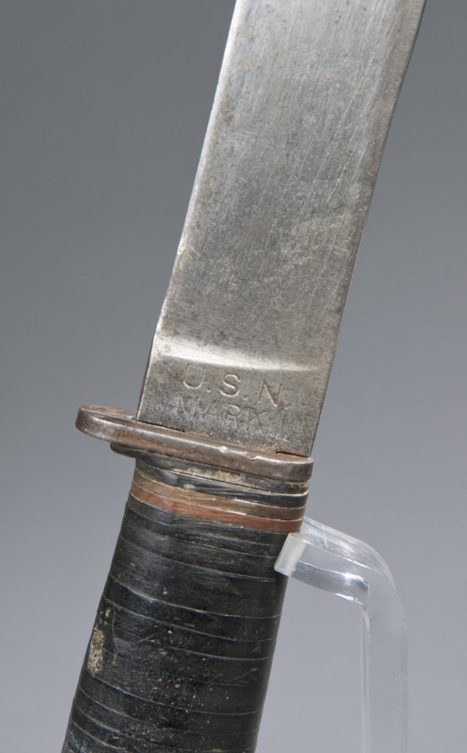 PAL WWII US Navy Mark I Side Knife Good condition - 5