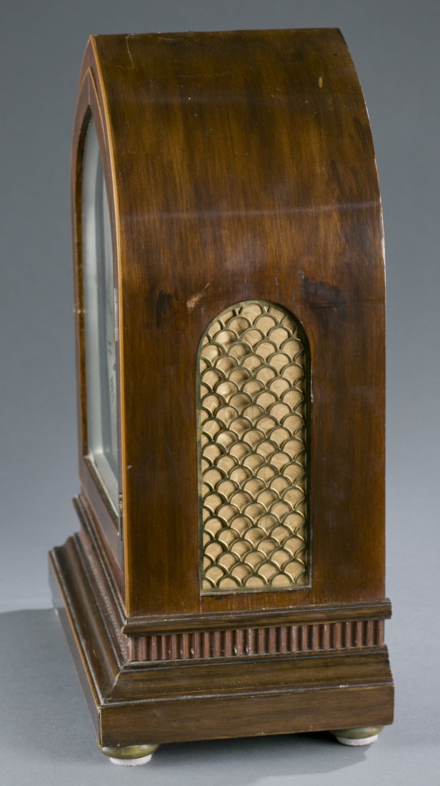 English Mahogany Mantel Clock - 3