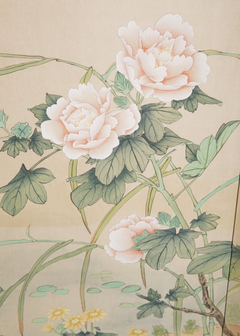 Oriental Four-panel Screen - 5