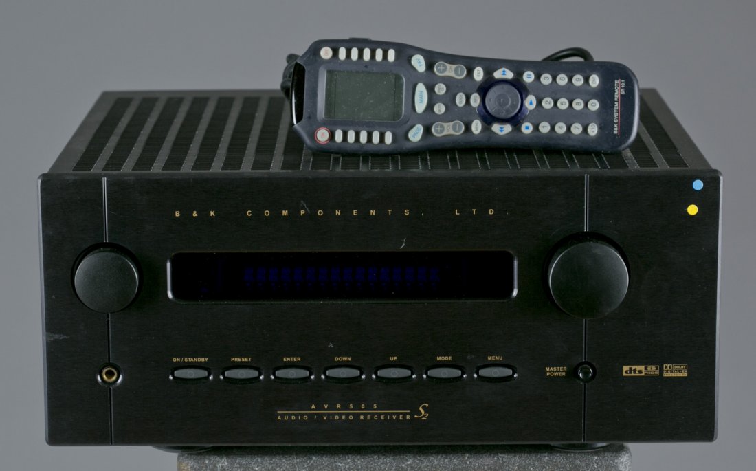 B&K AVR 505 Receiver: B&K AVR 505 Receiver Audio/Receiver S2. Serial #132557950W. 7 1/2"" H x 17"" W x 14 1/2"" D
