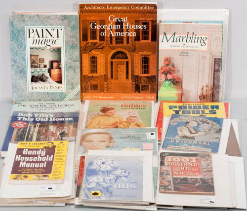Mixed Lot of Home & Garden Ephemera: Mixed Lot of Home & Garden Ephemera To include (29 pieces): How to Spray Paint...like an Expert, Light Frame house Construction, This Old House and more. 10 10 3/4"" H x 7 3/4"" W