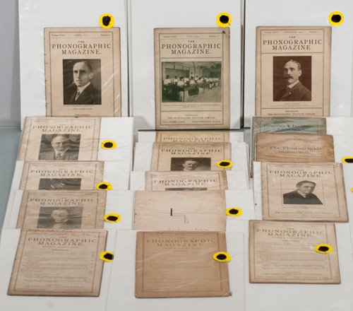 Collection of Phonographic Magazines: Collection of Phonographic Magazines To include (33 pieces): Various volumes of 'The Phonographic Magazine' edited by Jerome B. Howard, from 1909-1917. 6 3/4"" H x 5"" W