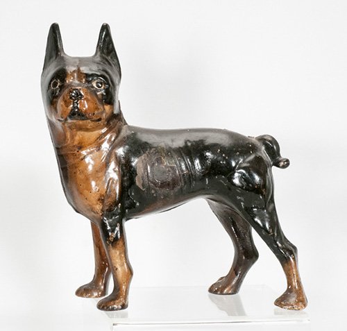 Cast Iron Dog Doorstop: Cast Iron Dog Doorstop 10"" H x 8"" W