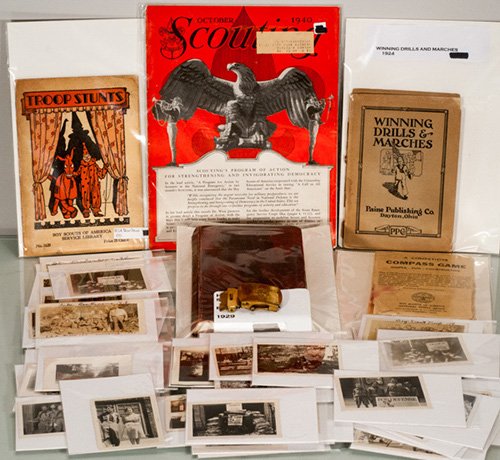 Vintage Boy Scout Ephemera: Vintage Boy Scout Ephemera To include (62 pieces): 1920's and 1930's Boy Scout photos, manuals, and programs. 4 2/3"" W x 7"" L