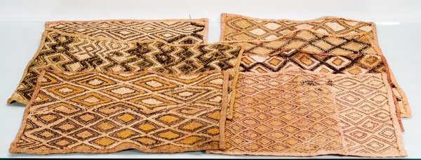 Seven (7) Hand Woven African Placemats: Seven (7) Hand Woven African Placemats Various sizes and pattern designs