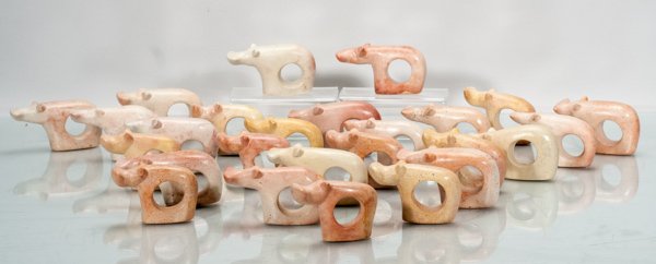 26 Kisii Hippo Napkin Rings: 26 Kisii Hippo Napkin Rings 2 1/2"" H x 4 1/2"" W