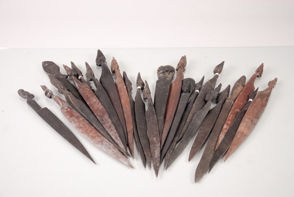 23 Hand Carved Ebony Letter Openers: 23 Hand Carved Ebony Letter Openers
