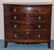English Sheraton Mahogany Bowfront Chest