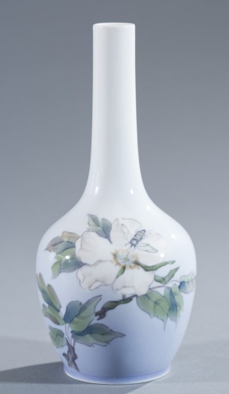 Royal Copenhagen Bud Vase: Marked on base, "1659, 43B." 8" H