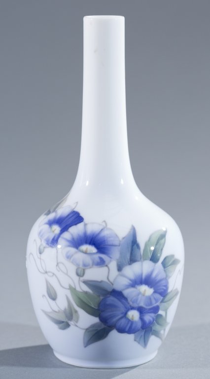 Royal Copenhagen Bud Vase: Marked on base, "790, 43B." 7 1/2" H