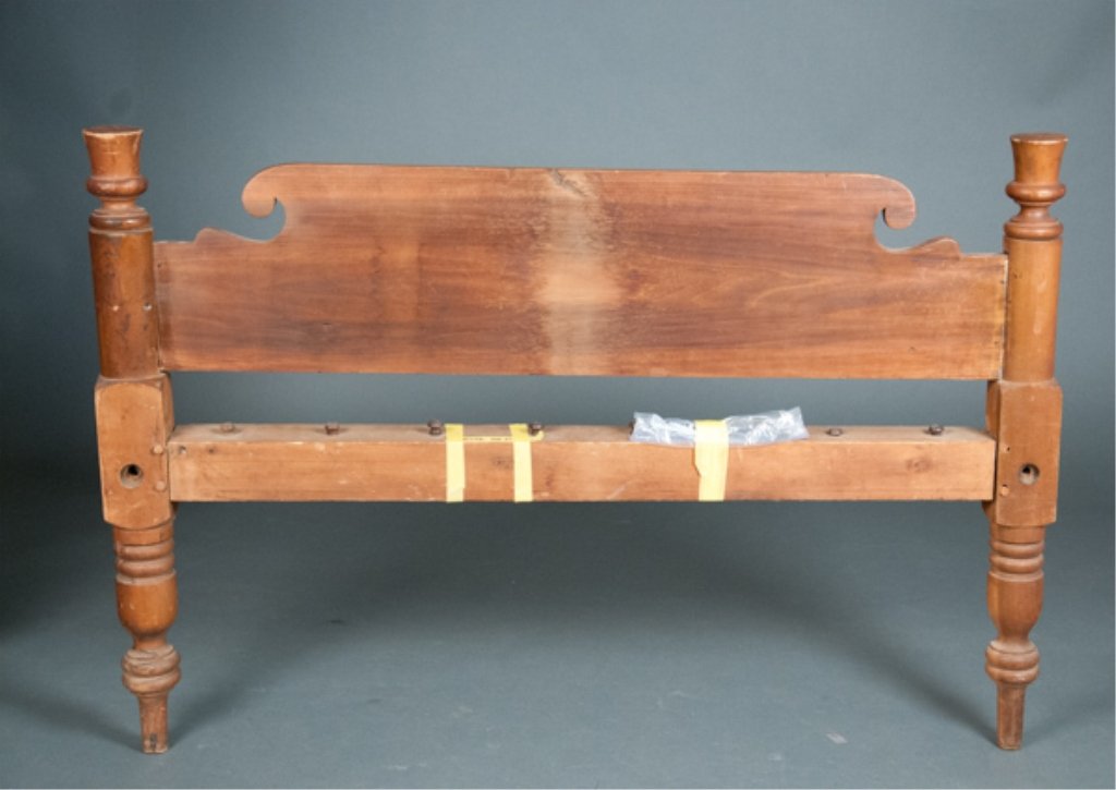Full Size Four Post Rope Bed: Rails and slats included. 37" H x 55" W